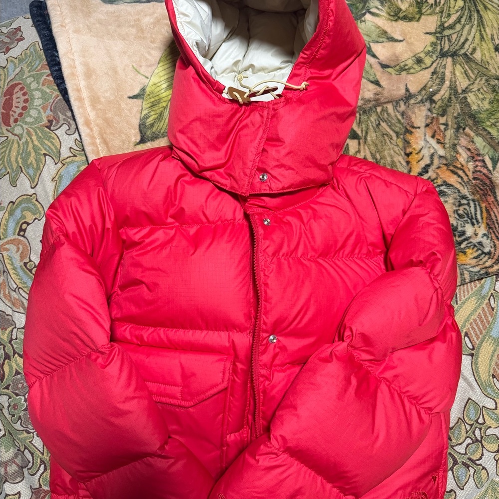 The North Face Red and White Jacket